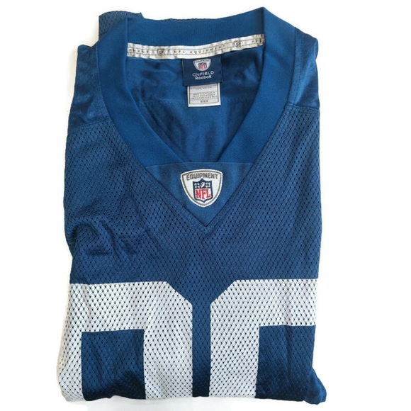 Reebok On Field Indianapolis Colts #00 2 Sided Jersey Mens M Blue NFL Equipment - Picture 7 of 7